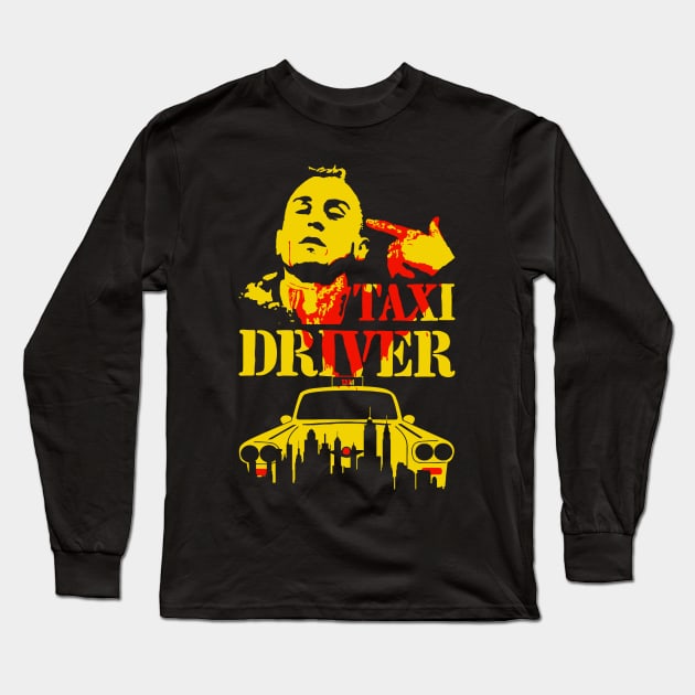 Taxi Driver Long Sleeve T-Shirt by Grayson888